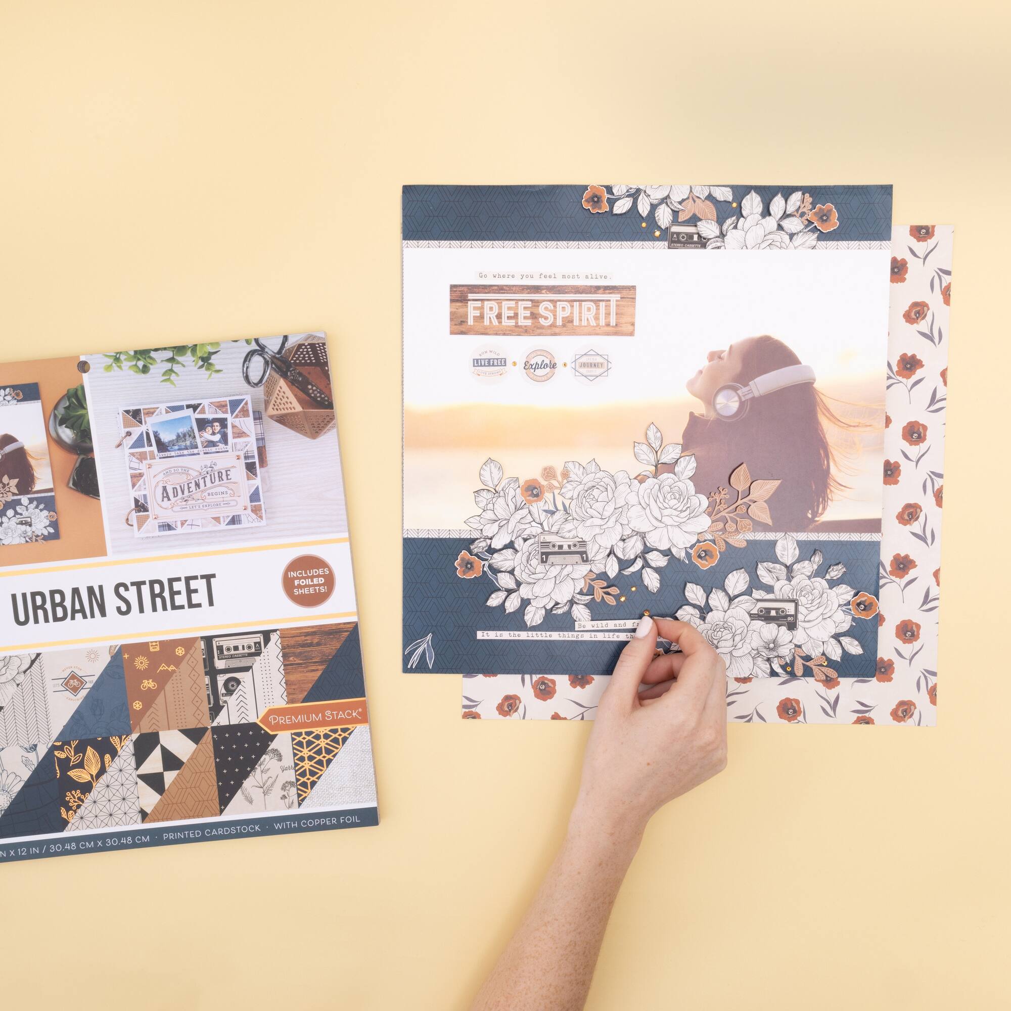 DCWV® 12" x 12" Premium Paper Urban Street, 36 Sheets